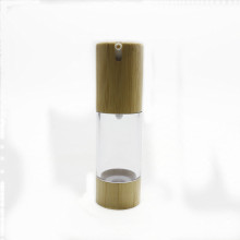 Wholesale High Quality Bamboo Airless Bottle Cosmetic packing Airless-040RL